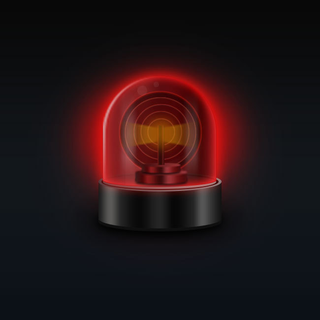 報警燈UI圖標(biāo)設(shè)計——拽拽滴魚風(fēng)格的智能報警器